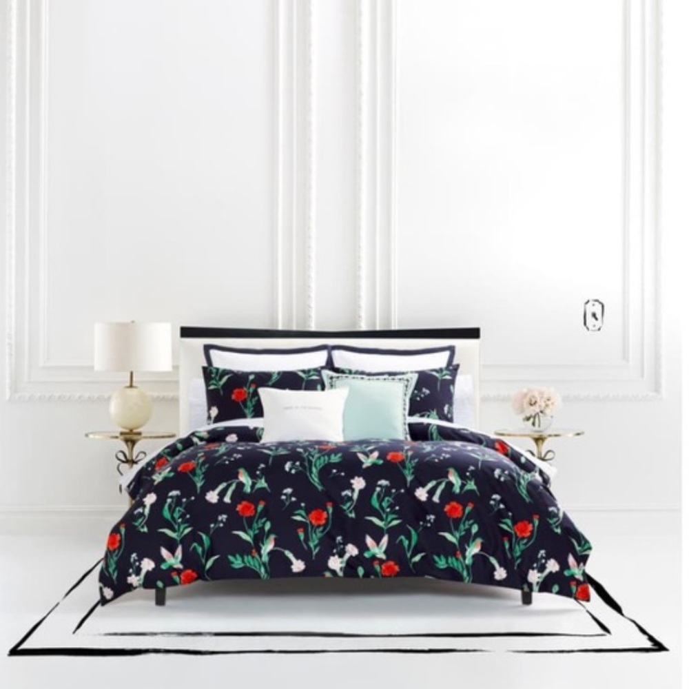 kate spade Blue and Green Comforter Set